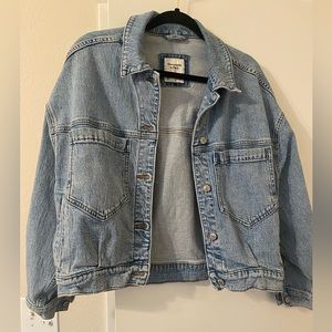 A&F 90s Drapey Denim Jacket